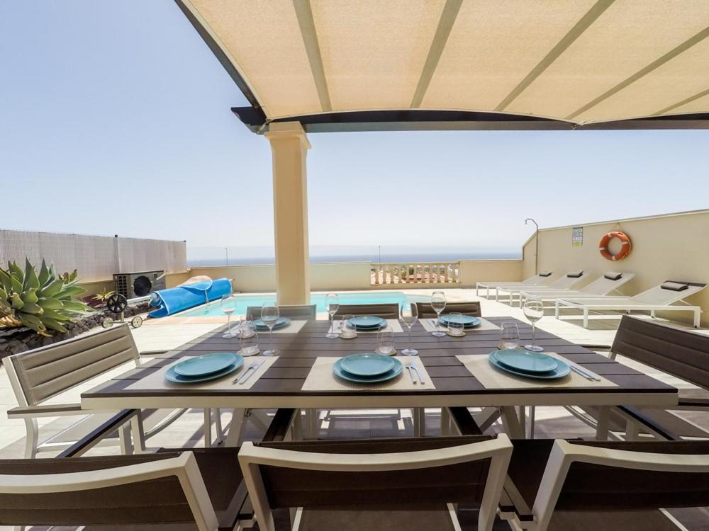 Luxurious Villa With Amazing Sea View And Pool Caleta De Fuste Zewnętrze zdjęcie